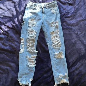 American Eagle mom jeans
